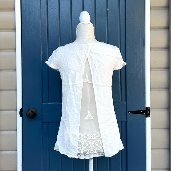 Anthropologie Maeve Lace Top Women’s Size 4 - Picture 3 of 7